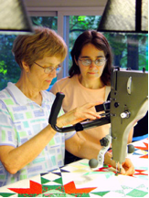 Louise & Cami working